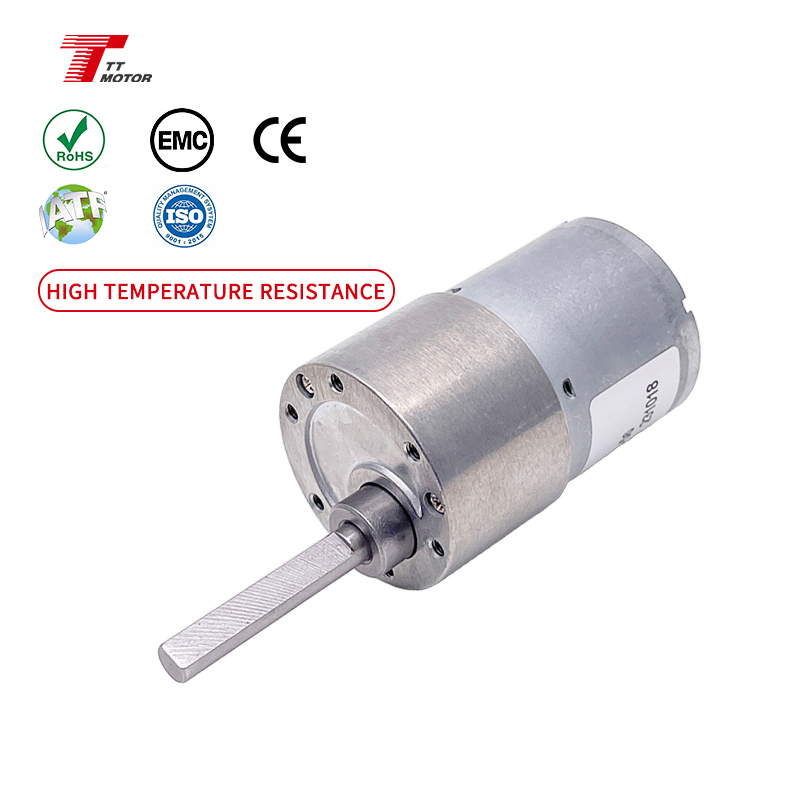 China GM37-3530 12v 24v 37mm High Torque Low RPM Brushed DC Geared Motor  Manufacturer and Supplier | TT Motor